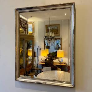 Silver Gilt Mirror 
